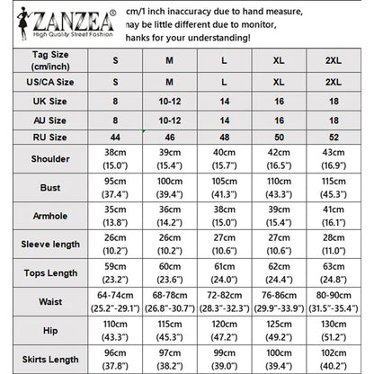 ZANZEA Women Elegant Chic Matching Skirt Sets Lapel Collar Short Sleeve Tops & A-Line Maxi Skirts 2pcs Suits Office Wear Outfits