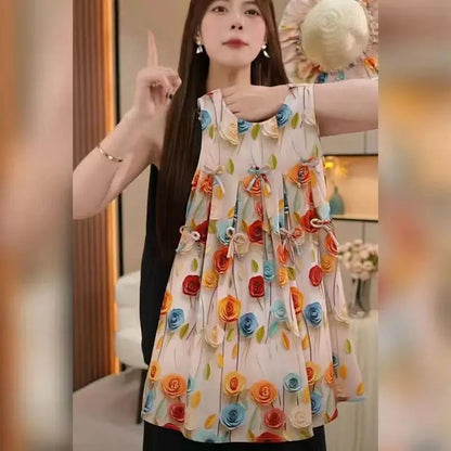 Summer Dress Girl 2025 New Child Casual Girls Ball Gown Dresses for School Elegant Vest Princess Dress Kids Clothes 3 To 12 Year