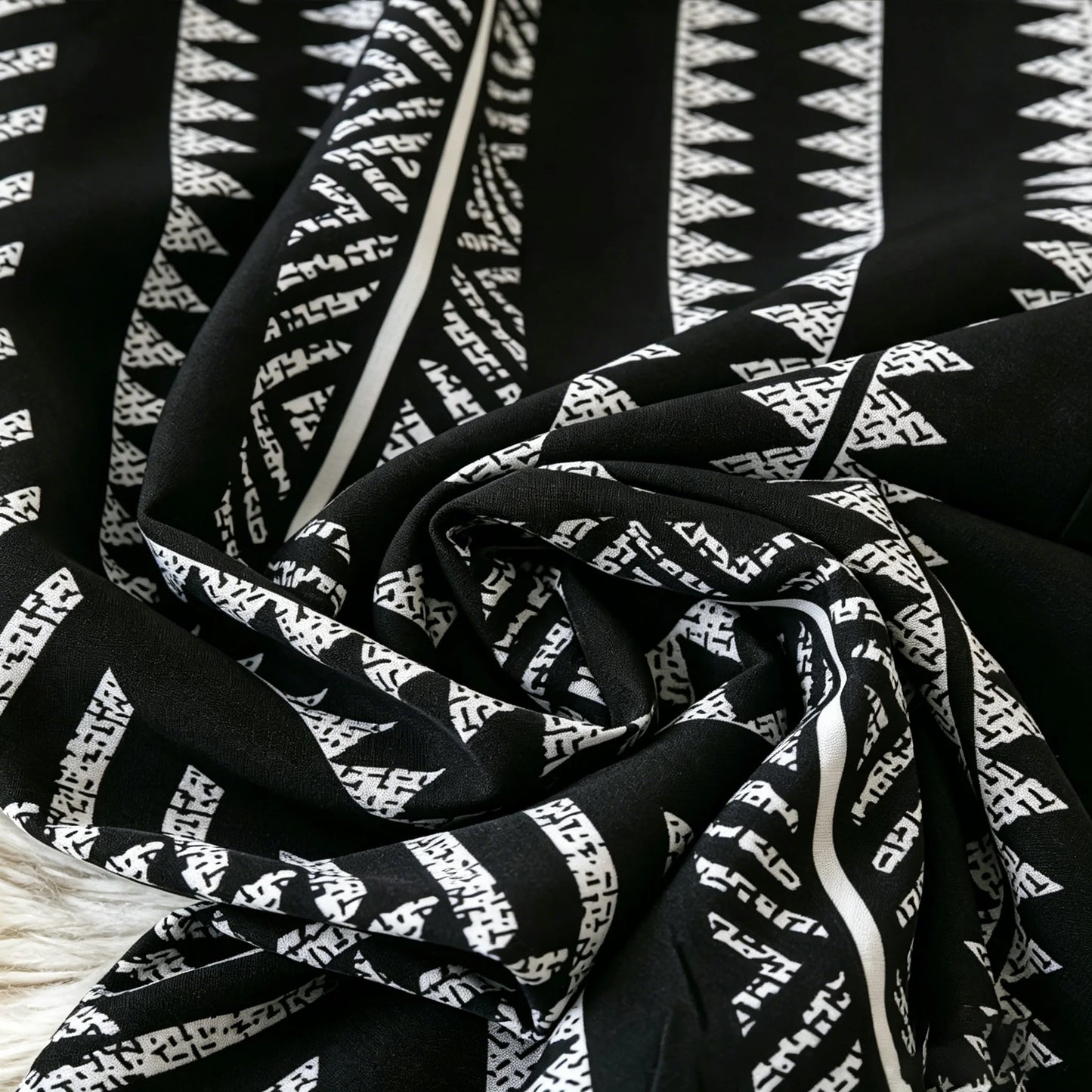 Ethnic Tribal Print High Waist Wide Leg Pants Women Elastic Waist Loose Beach Trousers