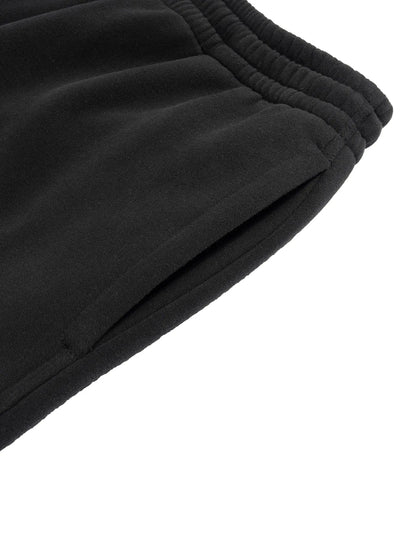 New Women's Plus Size Star Print Pants Fleece Elastic Waist Straight Leg Sweatpants Fashionable and Versatile