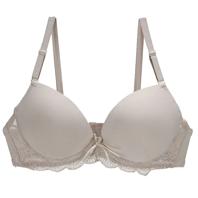 2024 New Sexy Push Up Bra For Women Pink Blace Blue Green Khaki Purple Brassiere BCDE Cup Underwear Underwire Plus Size Lingerie