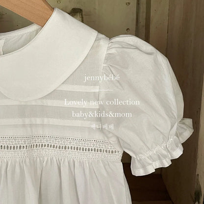 Newborn Baby Girl Birthday Romper Outfits Princess Wedding Bridesmaid Wear Evening Party Dresses Vestidos Summer Toddler Clothes