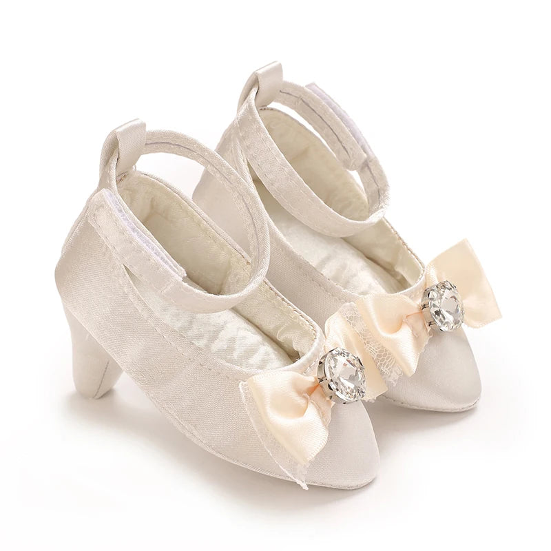Summer Fashion New Female Baby Bow High Heels