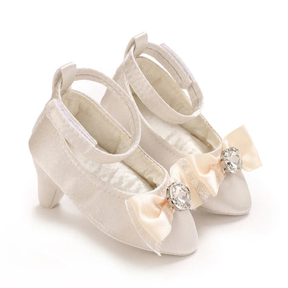 Summer Fashion New Female Baby Bow High Heels