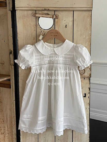 Newborn Baby Girl Birthday Romper Outfits Princess Wedding Bridesmaid Wear Evening Party Dresses Vestidos Summer Toddler Clothes