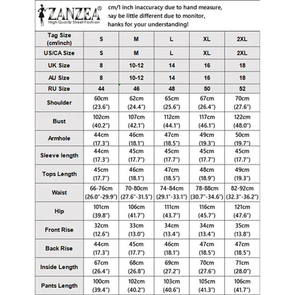 ZANZEA 2026 Spring Outfits Stand Neck Long Sleeve Tops Pant Sets Stylish Solid OL Work Tracksuit Women 2 Piece Sets Streetwear