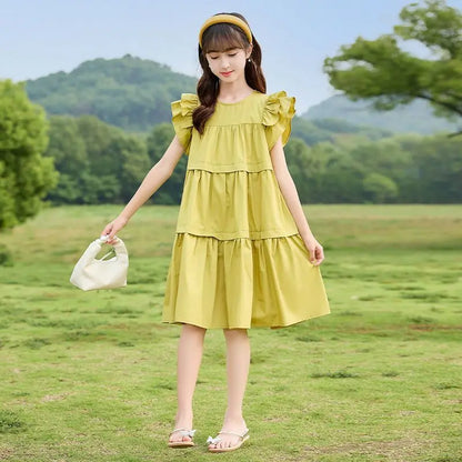 Summer Casual Dress for Kids Suit Girls Girl Children Clothes Beautiful Dresses Sunday Children's Clothing 9 Years 10 Luxury 8 7