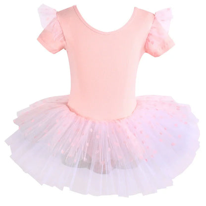 Summer Casual Ballerine Girl Dress Tutu Dance Ballet Children's Clothing Gymnastics Girls Dresses Ballet Leotards Vestidos