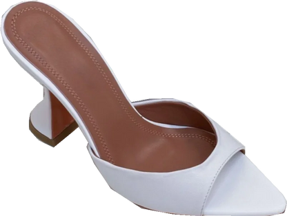 Europe and The United States 2023 Summer New Fish Mouth Shallow Mouth Half Slippers High Heels Women