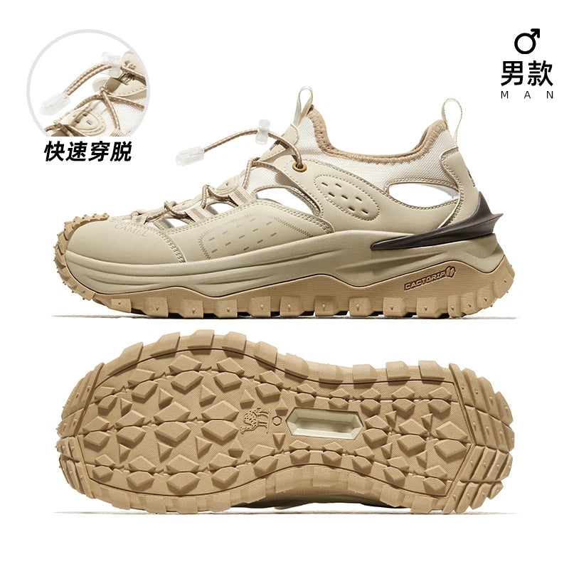 GOLDEN CAMEL Hiking Sandals Women Sports Quick-dry Water Shoes Beach Sandal Shoes Non-slip Wading Shoes for Men Casual Walking