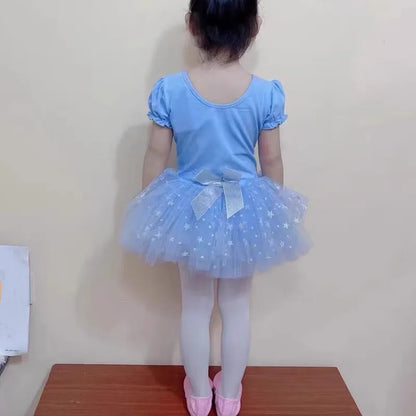 Summer Casual Ballerine Girl Dress Tutu Dance Ballet Children's Clothing Gymnastics Girls Dresses Ballet Leotards Vestidos