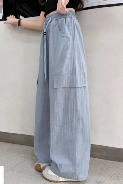 Kids' Cargo Pants Summer Lightweight Mosquito Repellent Loose Fit Wide Leg Anti Bite Children's Pants 5-12 Years
