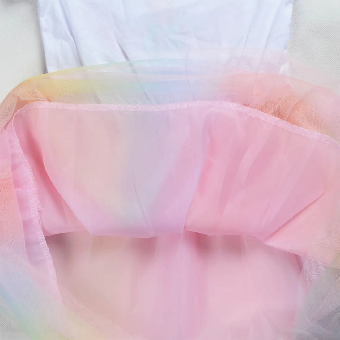 K-Pop Hunters Rumi Baby Girls Dress Children Cartoon Mesh Star Sequins Princess Dress Kids Flying Sleeve Skirt For Birthday Gift