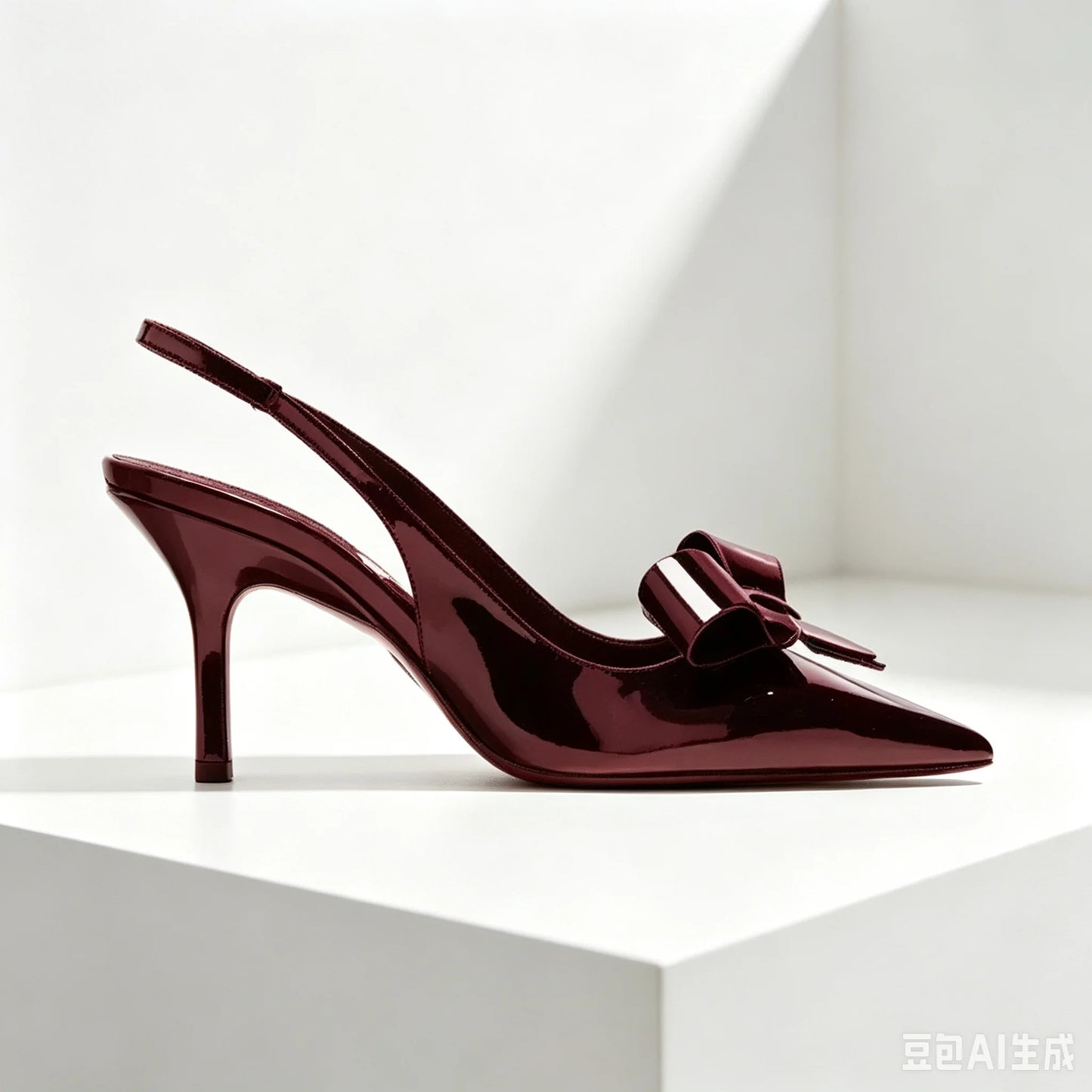 Luxury Designer Pointed Toe Women Pumps Sexy Bow Back Strap Heeled Sandals Elegant Thin High Heels Banquet Dress Shoes for Women