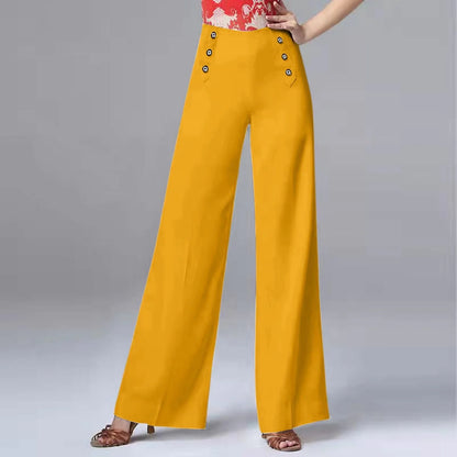 High Waisted New Dance Pants For Women Social Dance Wide Leg Pants Slimming And Versatile Dance Pants Womans Bottoms