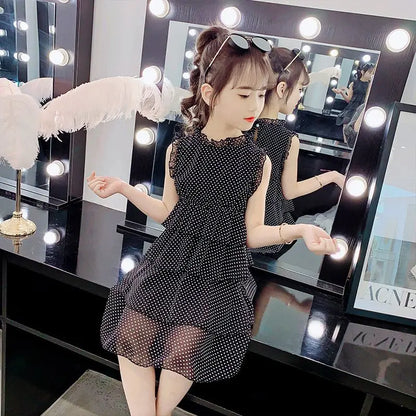 Princess Dress Chiffon Beautiful Dresses Children's Elegant Clothes for Girls 10 To 12 Years Summer Girl Suit Girl's Frocks 2025