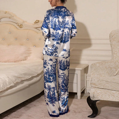 Long Sleeve Pajamas Women Woman Pajama Set Home Wear Set Big Size Women's Pajamas Sleepwear Pigma Winter Sleep Lounge Underwear