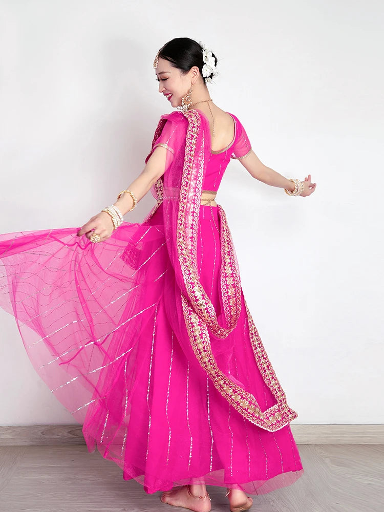 2025 indian traditional clothing pakistani sarees dress women elegant clothing party dress cosplay dance wear stage dress a9