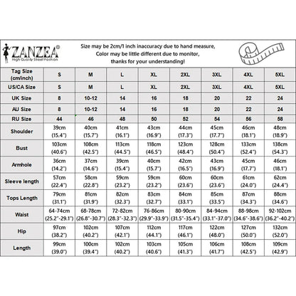 Fashion Women Muslim 2 Piece Sets ZANZEA Printed Outfits Bohemain Casual O Neck Long Sleeve Blouse Skirt Suit Hijab Tracksuit