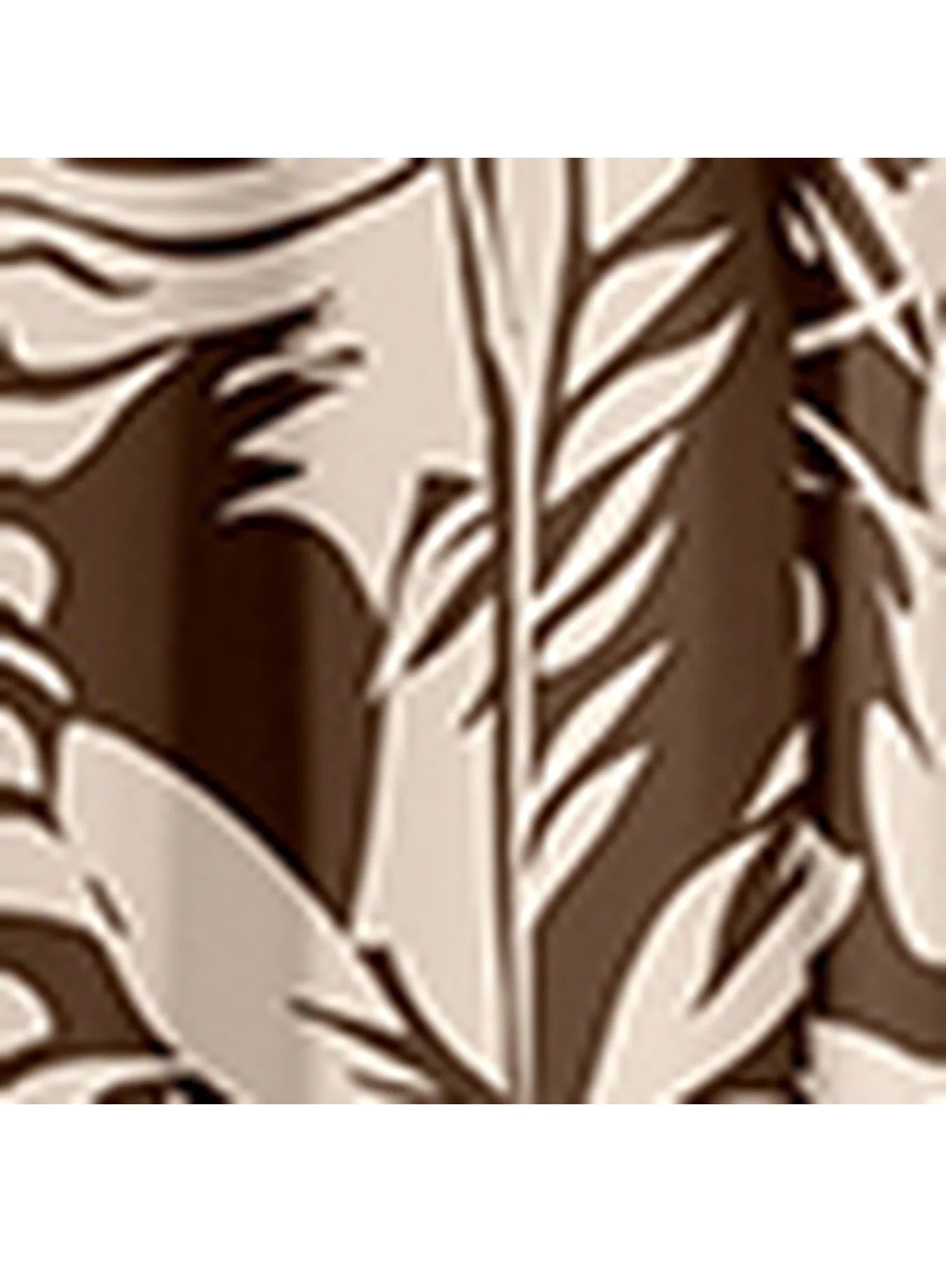 Summer Plus Size Women's New Coffee Color Short-Sleeved Top + Tropical Plant Print Wide Leg Pants Long Pants Two-Piece Set