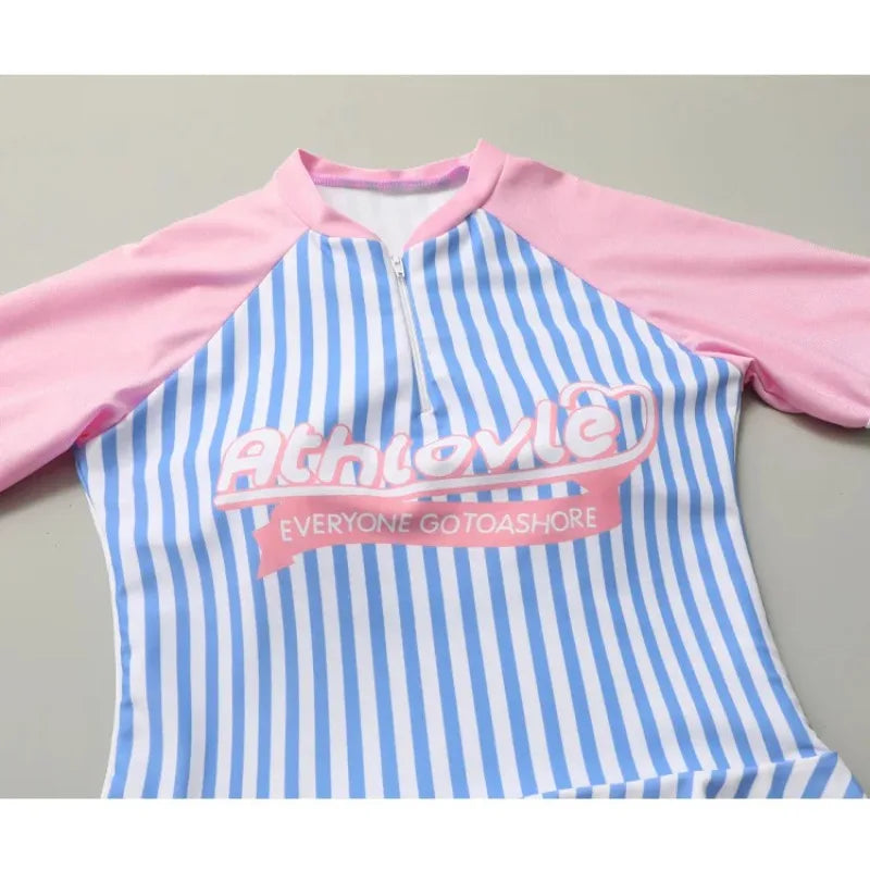 Two Pieces Children Swimsuit for Girls Sport Swim Dress Tankini Skirt Set with Boyshort Cute Summer Beach Bathing Suit Bikini
