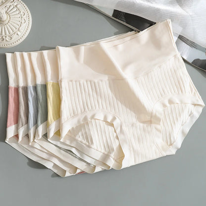 Seamless Panties Women Cotton Briefs Female High Waist Panties for Women Invisible Ice Silk Underpants Plus Size Lingerie