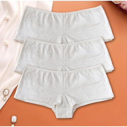 Cotton Underwear Women Sports Boxer Briefs Solid Color Sexy Comfortable Breathable Yoga Fitness Workout Fashion Women Underpants