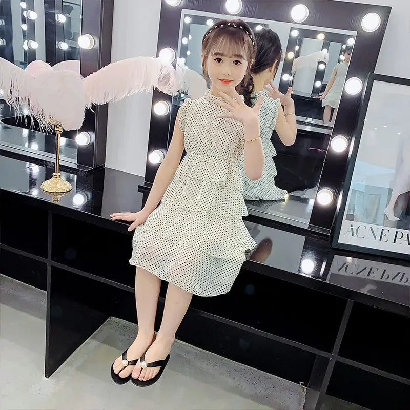 Princess Dress Chiffon Beautiful Dresses Children's Elegant Clothes for Girls 10 To 12 Years Summer Girl Suit Girl's Frocks 2025
