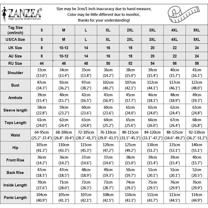 ZANZEA Women Elegant 2 Piece Matching Sets Long Sleeve Wrapped Blouses & Wide Leg Pants 2pcs Suits Casual OL Commute Outfits