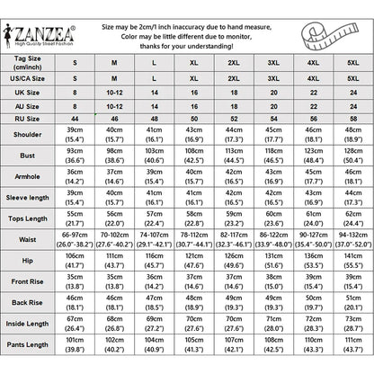 ZANZEA Fashion Women V Neck 3/4 Sleeve Blouse Wide Leg Trousers Two Pieces Pant Sets Casual OL Work Suit Solid Matching Sets