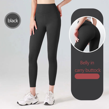 UPF50+Ribbed Yoga Pants High Waisted Gym_eggings Sport Women Fitness SeamlessFemale Legging Tummy Control RunningTraining Tights