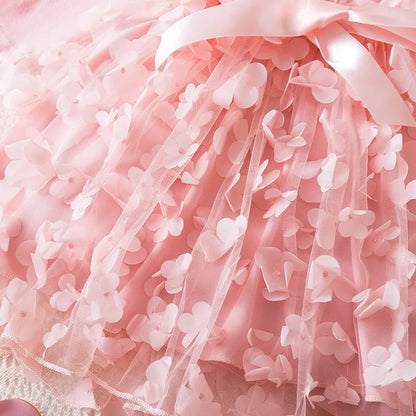 K-Pop Hunters Zoey Mira Rumi Girl Dress 3D Butterfly Casual Dresses Kids Princess Dress Long Sleeve Baby Girls Clothes 2-6Y