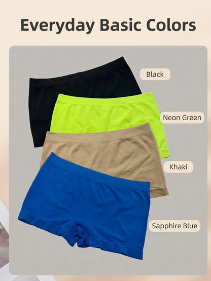 women's cotton Panties sexy letters comfortable boxer shorts girls' mid waist seamless breathable underpants female lingeri