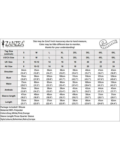 ZANZEA Elegant Women Satin Blouses Fashion O-Neck 3/4 Sleeve Bow Detail Blusas Mujer Office Wear Solid Color Chemises Femme Tops