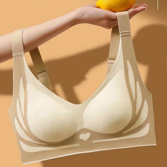1pcs Women Seamless Bras Female Push Up Vests Style Wireless Underwears Lady Anti Sagging Comfort Soft Lingeries Ladies Camisole