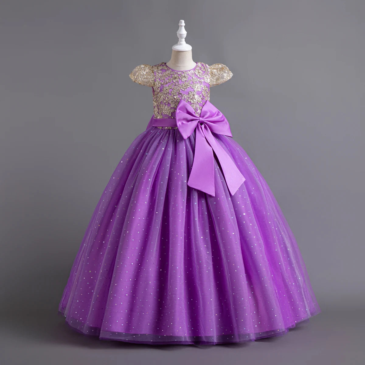 3-12 Years Girls Princess Bridesmaid Dress Kids Long Prom Ball Gowns Children Wedding Birthday Party Dresses Christmas Vestidos