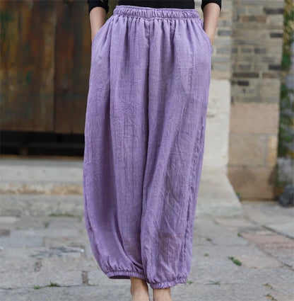 Pakistani Salwar Kameez Cotton Wide Leg Pants Light Green Mid Waist Trousers Elastic Waist Loose Pants Blue Harem Pants for