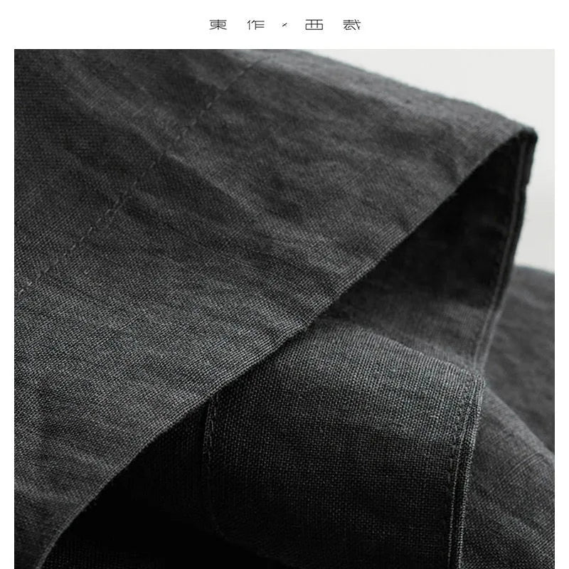 21 Count Ramie Elastic Waist Plus Size Casual Pants Loose Linen Women's Trousers 2026 Spring/Summer Women's Fashion