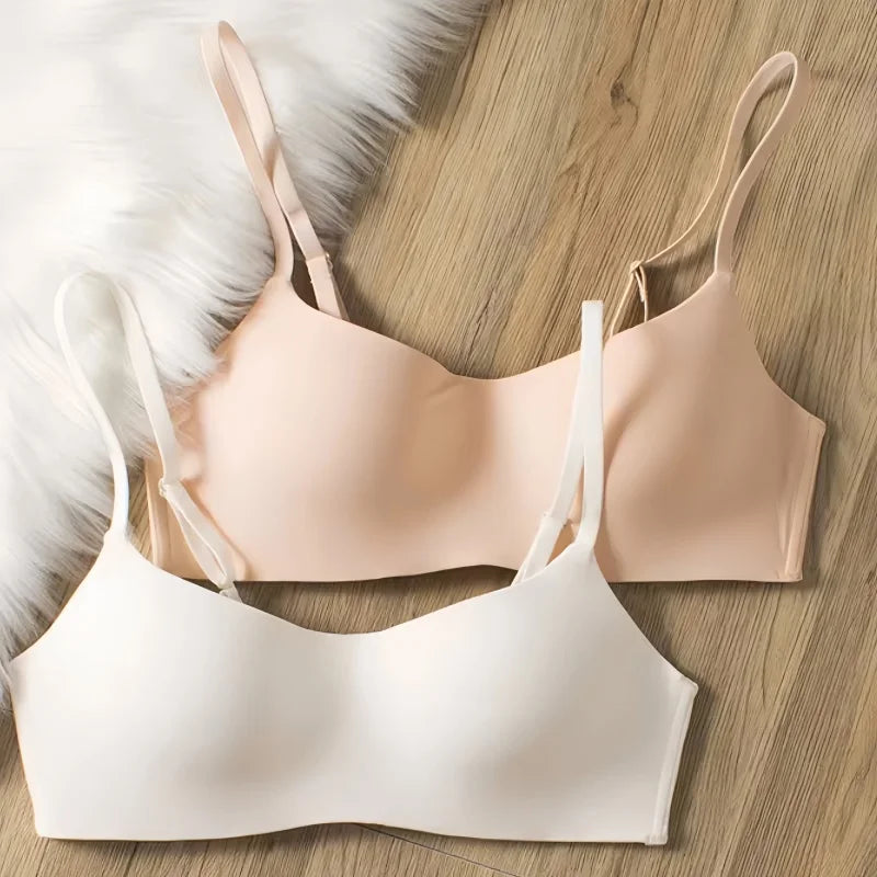 Seamless Bras For Women Small Chest Bralette 1/2 Cup Non-Wire Push-Up Bra Fixed Pad Soft Underwear Sexy Lingerie Intimates S-XL