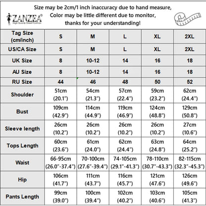 ZANZEA Patchwork 2 Pieces Sets OL Style Fashion Women Pants Sets Turn Down Collar Half Sleeve Shirt Trousers Suit Casual Outfits