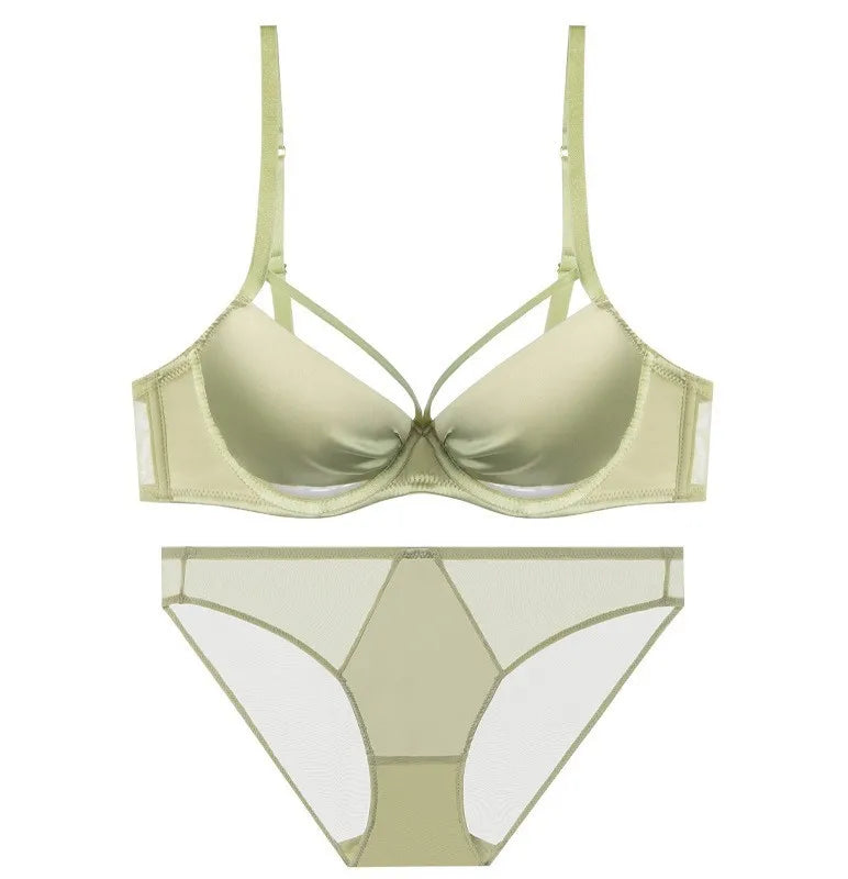 섹시 Push Up Bra Victoria Style - Wireless Slimming Lingerie Large Breasts, French Thin Tapered Bralette Anti Sag T-Shirt Bra