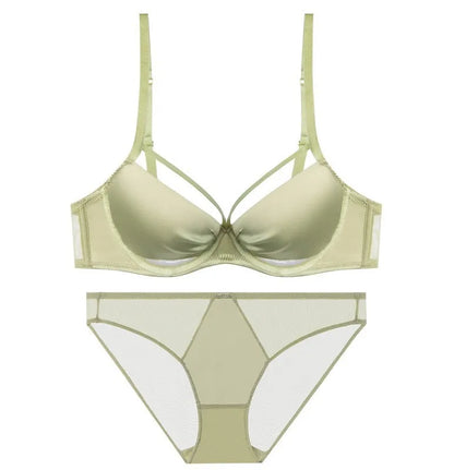 섹시 Push Up Bra Victoria Style - Wireless Slimming Lingerie Large Breasts, French Thin Tapered Bralette Anti Sag T-Shirt Bra