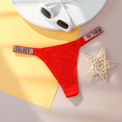 VS Sexy Lingerie Victoria's Secret Women Panties Seamless Lace Thongs Comfortable Breathable Panty High Waist Underwear