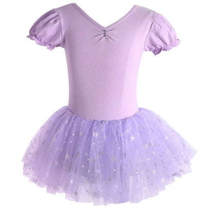 Summer Casual Ballerine Girl Dress Tutu Dance Ballet Children's Clothing Gymnastics Girls Dresses Ballet Leotards Vestidos