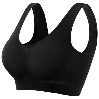 Seamless Bras For Women Hollow Mesh Breathable Sports Bra Female Wireless No Pads Crop Top Sexy Lingerie Soft Brassiere M-5XL