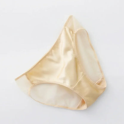 Women's Summer High Quality Mulberry Silk Satin French Solid Thin Smooth Silk 3/4 Cup Underwear Ladies's Bra
