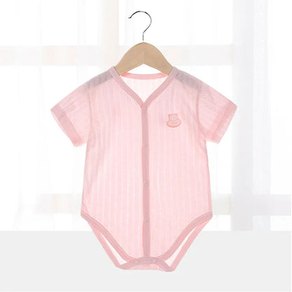 Bodysuit for Newborns Baby Clothes Sleepwear Summer Thin Baby Romper Overalls Jumpsuits Baby Romper Infants SolidClimb