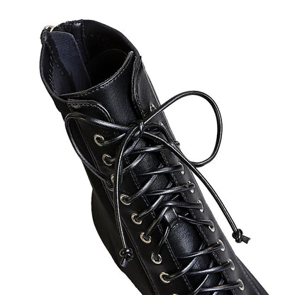 BIGTREE Shoes Cross Straps Sexy Women Boots Pointed Toe Stiletto High-heel Boots 2026 New Women's Ankle Boots Plus Size 42 43