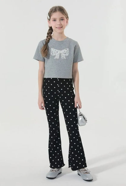 Girls' Flared Pants 2026 Summer Lightweight Korean Style Long Pants Outerwear Stylish Kids' Pants
