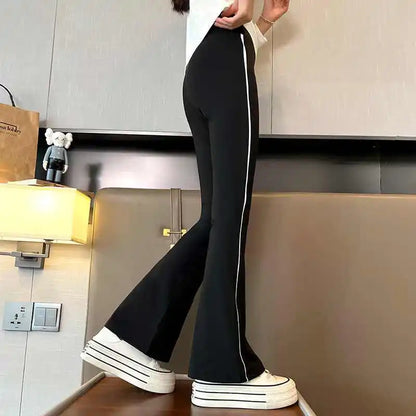 Girls' Bell Bottom Pants 2026 Spring Summer Lightweight Kids' Casual Sporty Pants 5-12 Years